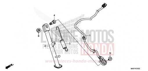 SIDE STAND CB500XAN de 2023